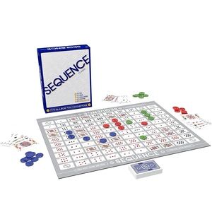 Strategic Sequence Board Game - Blue and Red